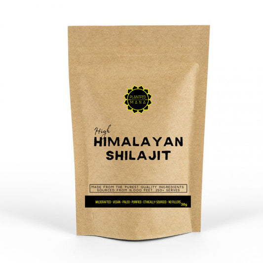 himalayan shilajit powder, organic and wildcrafted